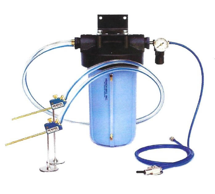 FogBuster scalable system with two sprayer heads